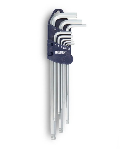 [BRELACMJ] LLAVE ALLEN CARDANICA MM. 9 PZ. BREMEN® (3970)