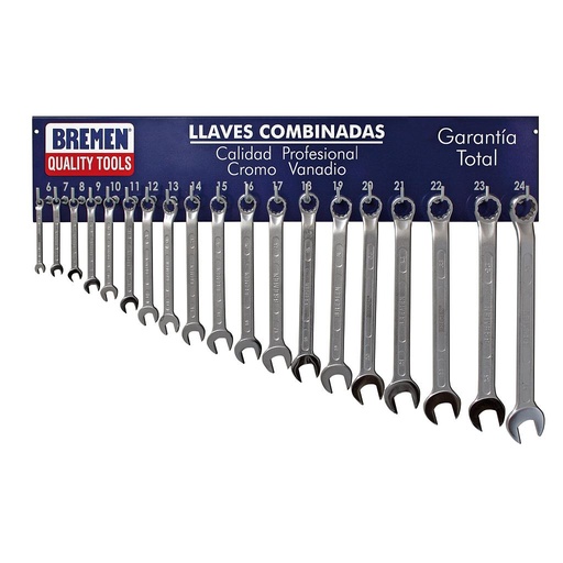 EXHIBIDOR LLAVES COMBINADAS 6 A 32 MM. BREMEN® (3641)