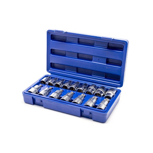 [BREBPT16] BOCALLAV.Y PUNTAS TORX 16 PZ.ENC.1/2 BREMEN® (4577)