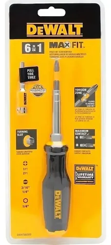 DESTORNILLADOR DEWALT DWHT66569 MULTIPLES PUNTAS 6 EN 1 (DWHT66569)