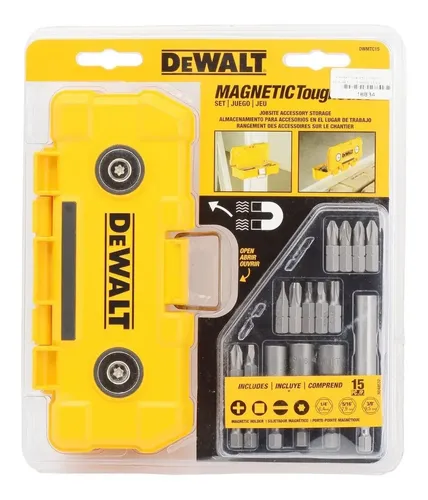 [DWMTC15] JUEGO DE PUNTAS DEWALT DWMTC15 15 PIEZAS CON CAJA MAGNETICA