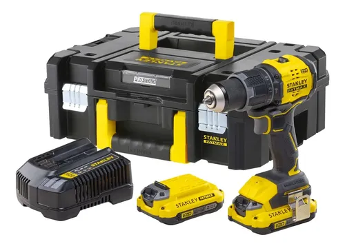 [SBD716D2T-AR] TALADRO PERCUTOR 13MM 20V STANLEY SBD716D2T-AR AMARILLO