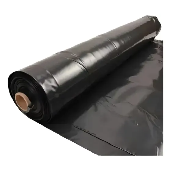 [PLA-PE-2X50-200] PLASTICOS — Polietileno negro 2 m × 50 m — 200 micrones