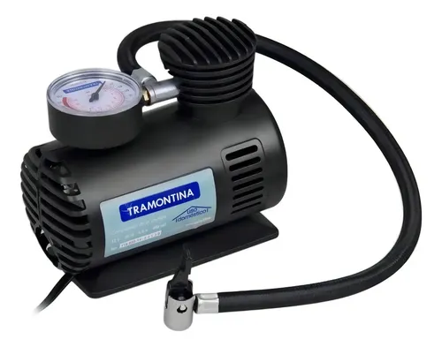 COMPRESOR DE AIRE ELÉCTRICO PORTÁTIL TRAMONTINA 42330/001 50W NEGRO