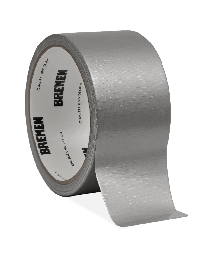 CINTA ADHESIVA MULTIPROPÓSITO  48MMX9,14M BREMEN® [GRIS] X 6 UNIDADES (8830)