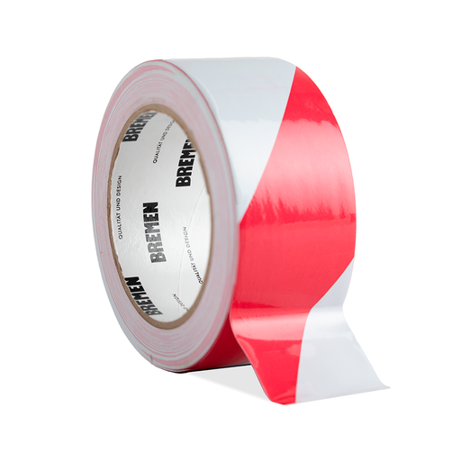 [8843] CINTA ADHESIVA DEMARCACION 0,15MMX48MMX30M BREMEN® [ROJA Y BLANCA] (8843)