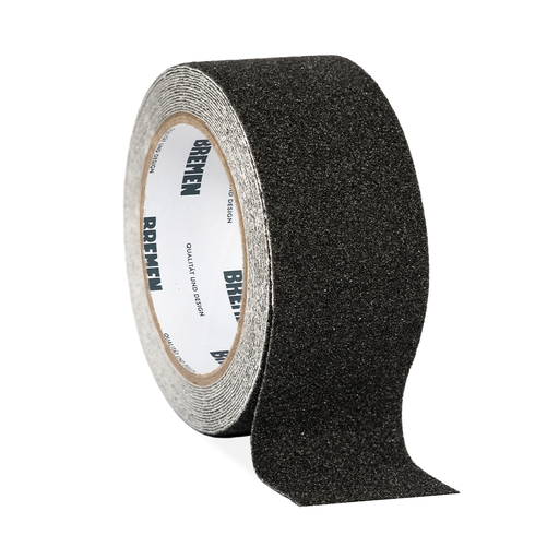 [8828] CINTA ADHESIVA ANTIDESLIZANTE 50MMX5M BREMEN® [NEGRA] X 5 UNIDADES (8828)
