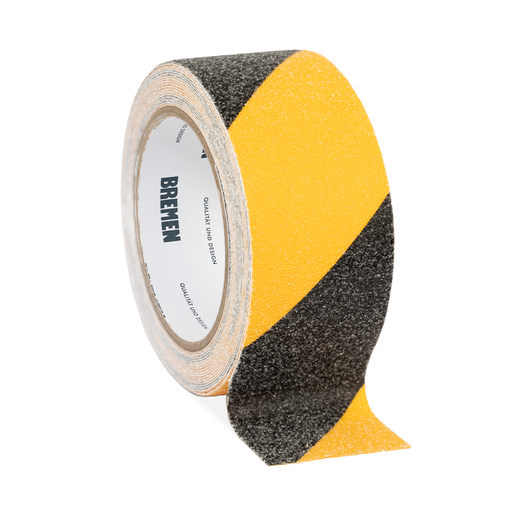 [8825] CINTA ADHESIVA ANTIDESLIZANTE 50MMX5M BREMEN® [AMARILLA Y NEGRA] X 5 UNIDADES (8825)