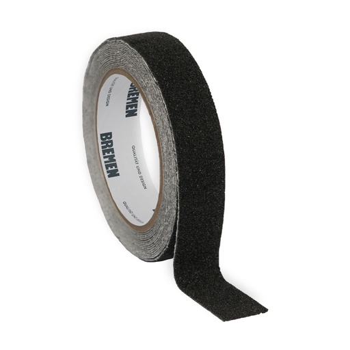 CINTA ADHESIVA ANTIDESLIZANTE 25MMX5M BREMEN® [NEGRA] X 10 UNIDADES (8827)