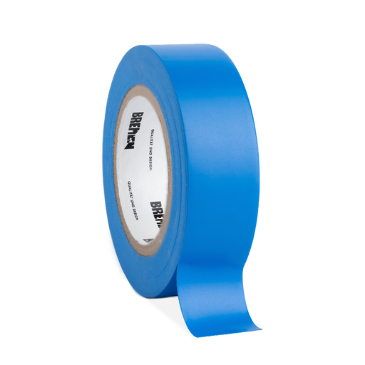 CINTA ADHESIVA AISLADORA 0,18MMX19MMX9,14M BREMEN® [AZUL] X 10 UNIDADES (8811)