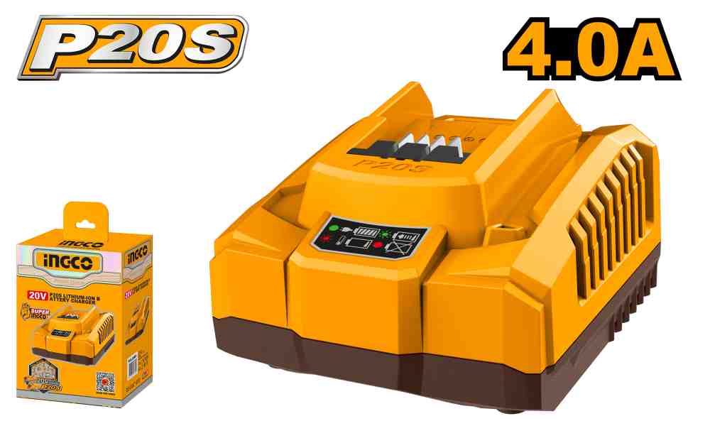 [FCLI20411-4] CAGADOR DE BATERIA 4.0A INGCO (FCLI20411-4)