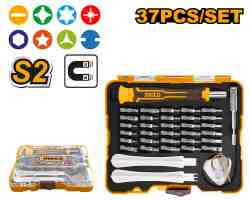 [HKSDB0378] SET 37 PCS DESTORNILLADOR DE PRECISION INGCO (HKSDB0378)