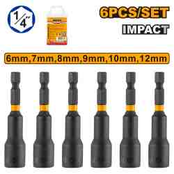 SET DE 6 BOQUILLAS MAGNETICAS DE IMPACTO INGCO (AMN65061)