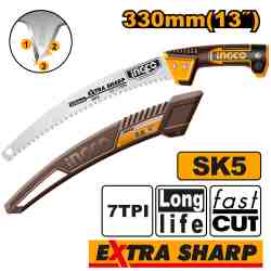 SERRUCHO DE PODA CON FUNDA 330 MM INGCO (HPS3306)