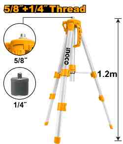 TRIPODE PARA NIVELES LASER INGCO (HLLT01152)