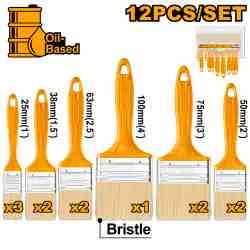 12 PCS PAINT BRUSH SET INGCO (CHPTB78601201)