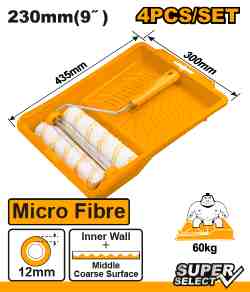 SET RODILLOS 4 UNIDADES INGCO (HKTCB042306)