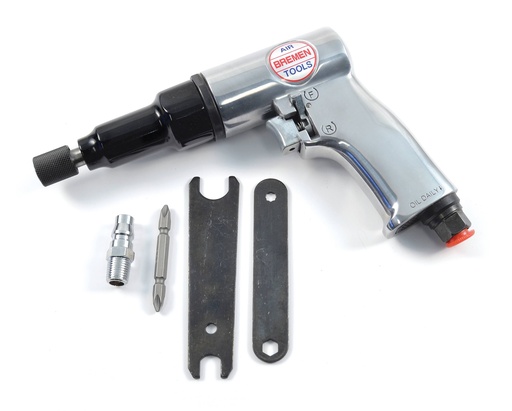 NEUM.ATORNILLADOR PISTOLA C/EMBRAGUE(ALUMINIO PULIDO)ENC¼" BREMEN® (5242)
