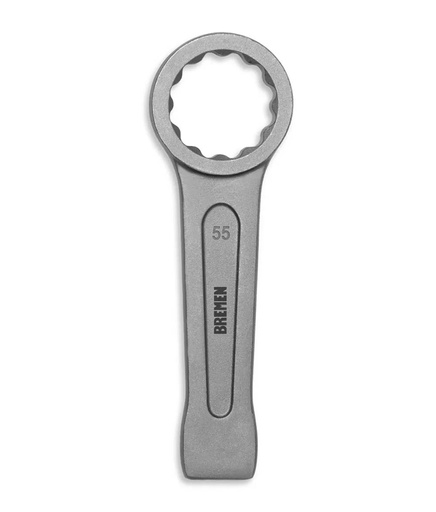 LLAVE  DE GOLPE ESTRIADA RECTA  55MM BREMEN® (8533)