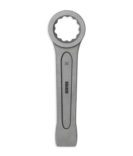 LLAVE  DE GOLPE ESTRIADA RECTA  30MM BREMEN® (8523)