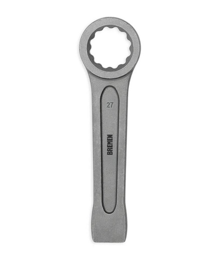 LLAVE  DE GOLPE ESTRIADA RECTA  27MM BREMEN® (8522)