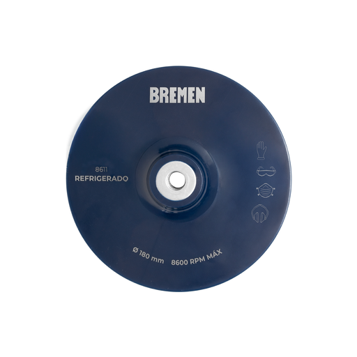 DISCO DE FIBRA BREMEN 7" SOPORTE REFRIGERADO (8611)