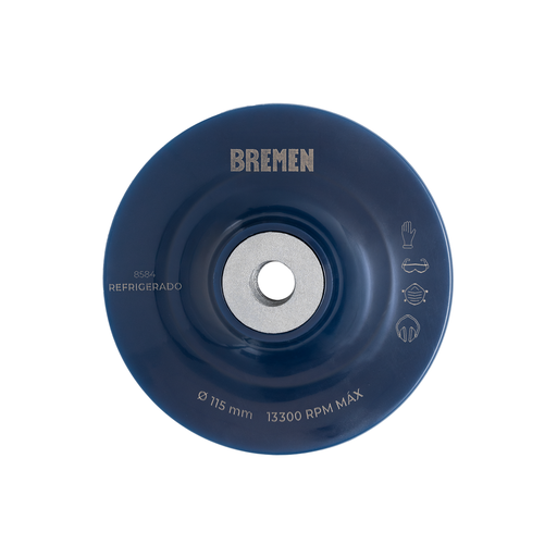 DISCO DE FIBRA BREMEN 4-1/2" SOPORTE REFRIGERADO (8584)