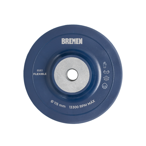DISCO DE FIBRA BREMEN 4-1/2" SOPORTE FLEXIBLE (8583)