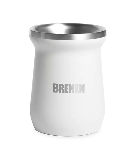 [BREM18GR] MATE ACERO INOXIDABLE 180ML COLOR GRIS BREMEN® (8626)