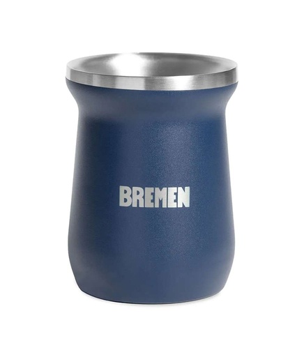[BREM18AZ] MATE ACERO INOXIDABLE 180ML COLOR AZUL BREMEN® (8625)