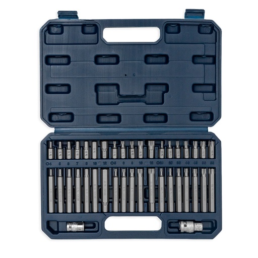JGO.PUNTAS TORX/ALLEN/MULTI-ESTRIA  X 40 PZS BREMEN® (ACERO S2) BREMEN® (8302)
